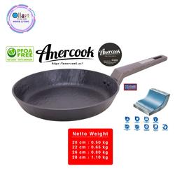Fry Pan Amercook RockStone Series Greblon Non-Stick PFOA Free