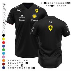 Tshirt Jersey Dryfit Scuderia Ferarri Team Fans F1 Series Best Quality