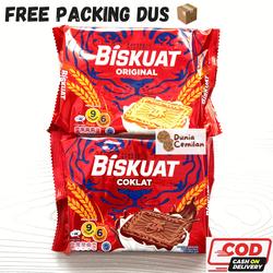 [TERMURAH!] Biskuit Biskuat 134.4gr Satuan - Biskuit Original Coklat - Besar Original