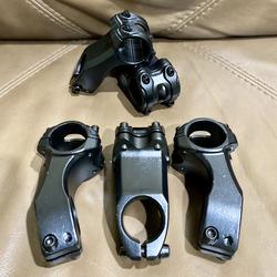 Stem Sepeda Nunduk -17 Derajat 60mm Diameter 31.8mm Alloy Hitam