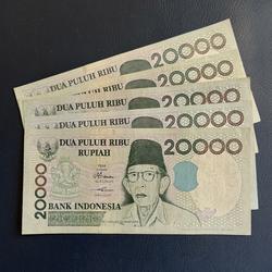 Uang Kuno 20000 Rupiah Ki Hadjar Dewantara 1998