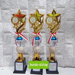 trophy piala tropi set marmer bola bagus mewah