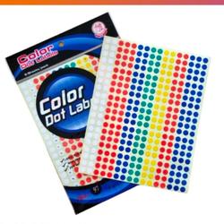 Jual TOM & JERRY - Label Color Dot 114 - Stiker Label Bulat Warna - Pad ...