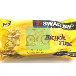 Ban Dalam Sepeda Ukuran 27 x 1 1/4 - 27 x 1 3/8 Swallow Balap Jadul |