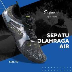 Aqua Shoes Sepatu Pantai Sepatu Sport Water Shoes Sepatu Mancing - Hitam, 40