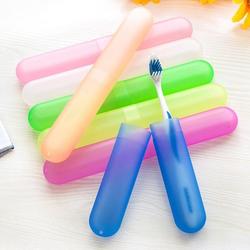 Tempat Sikat Gigi Travel Tabung Transparant Plastik Bersih Higienis MF
