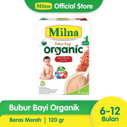 Milna bubur organik 200gr - bubur bayi - B.Merah 6-12M