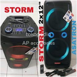 Speaker Bluetooth Karaoke Asatron STORM 2x12inch Asatron strom 12x2