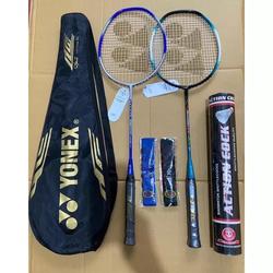 paket raket badminton komplit original