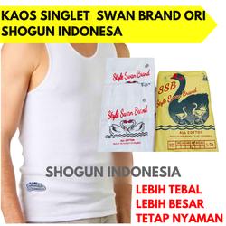 Singlet Pria Dewasa | Kaos Dalam | Kaos Kutang | Putih Classic Katun - Size 46 / 3L
