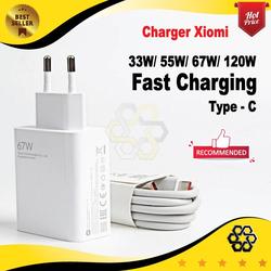 Charger Xiaomi 67W 33W 55W 120W Turbo Fast Charging Type Original