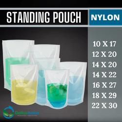 STANDING POUCH NYLON - PLASTIK KEMASAN CAIRAN - 14CM x 22CM, NYLON