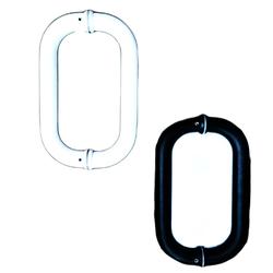 Pull Handle /Tarikan Pintu Stainless  Warna Hitam/Putih As 20cm