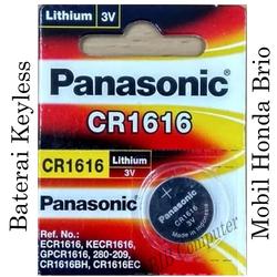 Baterai Cr1616 panasonic Remote Mobil Honda Brio original