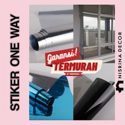 Stiker Kaca Film One Way / Kaca Film Cermin / Anti Panas / Reflektif