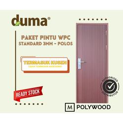 Jual Pintu Paket Duma WPC (Tipe Eco - Polos) - 72 x 210cm, TANPA KUSEN ...