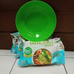 Paket 3 Lemonilo Mi Instan rasa Kuah Rasa Ayam Bawan berhadiah mangkok