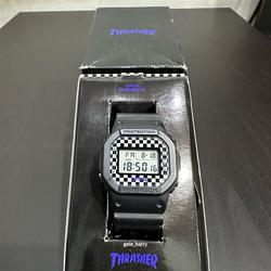 【THRASHER 限定コラボ】CASIO G-SHOCK DW-5600 G-SHOCK コラボ THRASHER スラッシャー DW-5600VT 限定