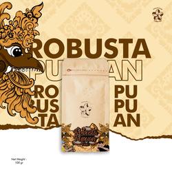 Robusta Pupuan Bali roasted bean / biji kopi 100 gram