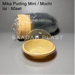 (ISI 50) Mika Puding Mini Bulat / Tray Mooncake - Mochi - Cupcake