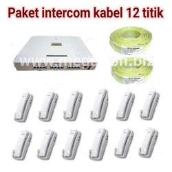 Jual Paket Intercom pakai kabel 4 channel (pemasangan sangat mudah ...