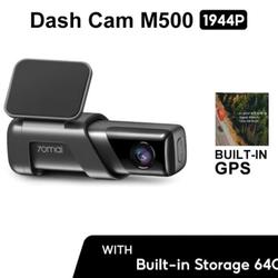 70mai Dash Cam M500 1944P GPS Built-in 64G FOV 170 ADAS Voice Control