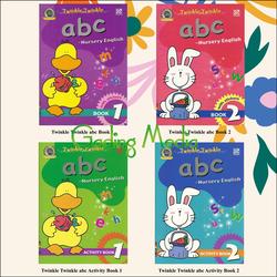 PAKET English KB Twinkle ABC - 123 Books + Activities (4 Buku) - Twinkle ABC