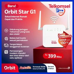 Modem Telkomsel Orbit Star G1 Modem Wifi 4G LTE Free Kuota