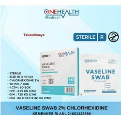 Vaseline Swab OneHealth 10x10cm with 2% Chlorhexidine