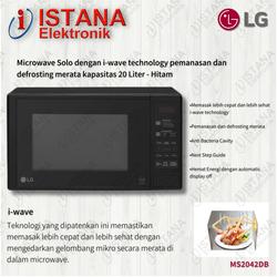 LG MICROWAVE 20 LITER SOLO MS2042DB