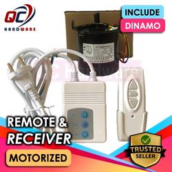 Paket remot receiver dan dinamo motor layar proyektor motorized