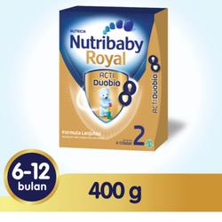 NUTRICIA NUTRIBABY ROYAL 2 ACTI DUOBIO 6-12 BULAN BOX 400GR / SUSU FOR