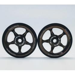 Ridea ESEW1-CR Bromton Easy Wheel - Black Copper (2pcs)