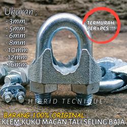 Klem Kuku Macan Clam Sling Penjepit kuku macan 3 5 6 8 10 12 16mm Asli