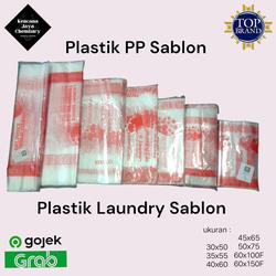 Plastik laundry satuan printing/gambar/sablon