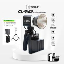 COSTA CL-R60 COB Bi Colour Light Studio Portabel Cube Paket Combo