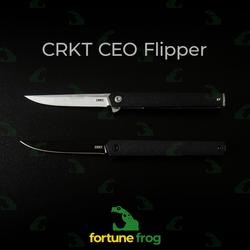CRKT CEO Flipper AUS-8 IKBS EDC Folding Knife