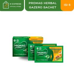 Promag Herbal Gazero - Sirup Anti Maag Asam Lambung Kembung Mual isi 6