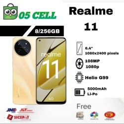 REALME 11 NFC RAM 8GB & ROM 256GB Smartphone GARANSI RESMI - Gold