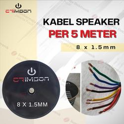 Kabel speaker isi 8 ukuran 8x1.5 mm panjang 5m Crimson 8 X 1.5