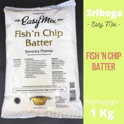 Sriboga easymix fish and chip batter 1kg fish n chip premix