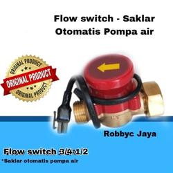 Flow Switch Saklar Otomatis Pompa Air 3/4-1/2 Air Booster Brass Switch