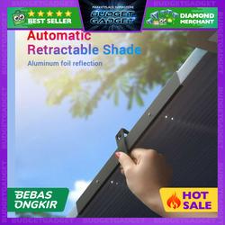Penutup Kaca Depan Mobil Automatic Retractable Sun Visor Sunscreen