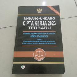 undang undang cipta kerja 2023 terbaru undang republik Indonesia no 6