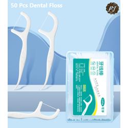 50 Pcs Dental Care Teeth Floss Tooth Pick Toothpick / Benang Tusuk Gigi Gusi