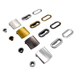 Import Buckle cakop Clip Besi Topi Import per set Black Silver