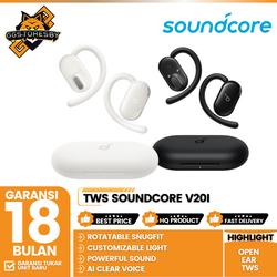 ANKER SOUNDCORE V20I OPEN-EAR EARBUDS ADJUSTABLE EAR HOOKS SPORT TRUE WIRELESS TWS