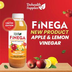 Dehealth supplies finega / vinega apple cider vinegar with mother original - cuka sari apel nanas lemon