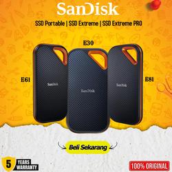 Sandisk SSD Portable 2TB 1TB 500GB Extreme pro V2 Hardisk external - 480GB 520MB/S