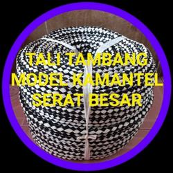 tali tambang model kamantel serat besar pita nilon 16 mm  ,roll 50 mtr.